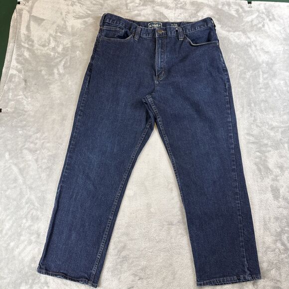 C E Schmidt Workwear Men’s Jeans 40x30 Relaxed Fit Blue Stretch Denim 98826 - Picture 1 of 8